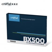 英睿达 美光 1TB SSD固态硬盘 SATA3.0接口 BX500系列 CT1000BX500SSD1