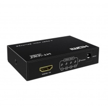 迈拓 一分二HDMI分配器 1进2出4出8出16出3D高清信号分屏器电视4k 一分四 1进4出 MT-SP104M