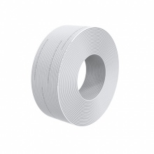 胜为 室内光纤皮线GJXFH-1Xn蝶形皮线光缆 室内自承式单模 1芯2钢丝 低烟无卤 500米/轴 白色 BGJX1050