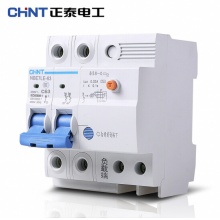 正泰 漏电断路器 带漏保断路器空气开关 家用空开开关 NBE7LE 2P 63A
