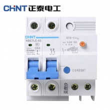 正泰 漏电断路器 带漏保断路器空气开关 家用空开开关 NBE7LE 2P 63A