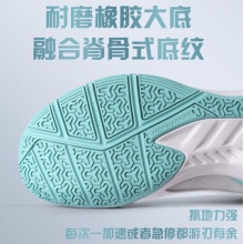 李宁 羽毛球鞋男女情侣款男鞋网球鞋乒乓球鞋贴地飞行运动鞋 绿/橙 码数备注