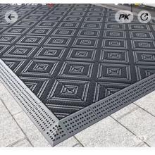室外防滑蹭土进门地垫 户外防水灰色三刷 1.65*3.6m