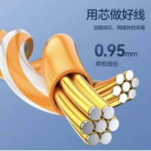 山泽 六类网线 CAT6类千兆网络连接线工程家用电脑宽带监控电脑网络8芯双绞成品跳线 六类千兆【黄色】1米/1.5米/3米/5米/10米