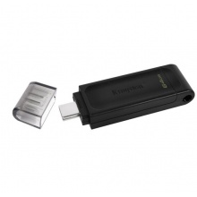 金士顿(Kingston)128GB USB3.2 Gen1 Type-C 手机U盘 DT70 黑色