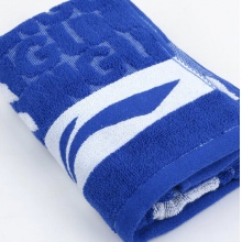 李宁 羽毛球跑步健身专业运动毛巾 全棉柔软吸汗 AMJJ014-1 蓝色