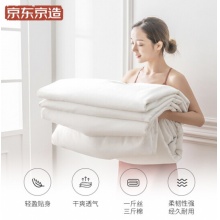 京东京造 100%天然野生蚕丝春秋被国标一等品蚕丝被 加大220x240cm约5.3斤