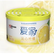 爱家 固体清香剂 柠檬香空气清新剂芳香剂 去除异味 88g*3盒