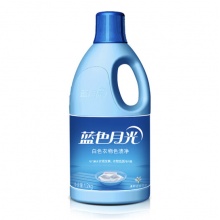 蓝月亮 蓝色月光 白色衣物漂渍液 漂白剂1.2kg/瓶 除菌率99.9%