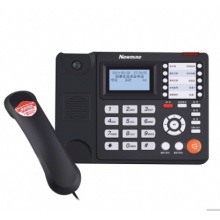 纽曼 HL2008TSD-818(R)办公录音电话机座机 商务IVR语音导航电话录音管理系统 黑色