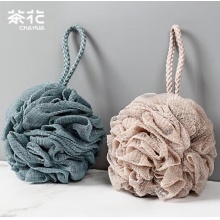 茶花 沐浴球 浴花泡澡球 洗澡球搓澡巾 搓背搓泥 1只