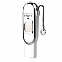 忆捷 32GB 64GB 128GB Type-C USB3.1 HF-C01指纹加密手机U盘 双接口手机电脑多用 隐私安全保护 商务娱乐优盘