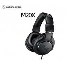 铁三角 入门级专业头戴式耳机 直播监听耳机有线耳机 ATH-M20X