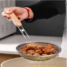 竹把笊篱10寸钢网