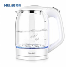 美菱 电水壶1.8L高硼硅玻璃烧水壶热水壶家用 MH-WB02