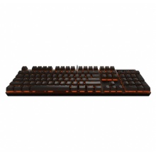雷柏 V500PRO单光版 有线背光机械键盘 104键 红轴