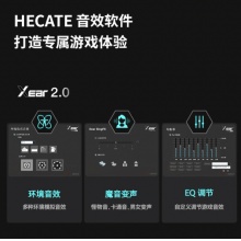 漫步者 HECATE GM380声卡版 入耳式游戏耳机带麦 7.1声道外置声卡 绿色