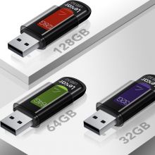 雷克沙(Lexar)128GB USB3.0 U盘 S57 读速150MB/s 时尚滑盖设计 内含安全加密软件