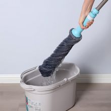 美丽雅 拧水拖把 家用大号可替换旋转免手洗拖布墩布传统地拖 共2个拖头