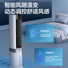 美的【云致系列】APP操控负离子净化落地扇加湿冷风扇 AAF12PX