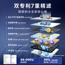 史密斯 佳尼特蓝鲸1000G家用厨下式直饮净水机 CR2500AB1 