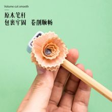 得力(deli)六角杆清新彩色笔杆铅笔 30支HB 58204