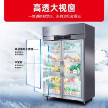 星星优品 冷藏玻璃门冰箱大容量保鲜柜【双门冷藏风冷全铜款】910升880WA