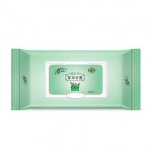 清风 草本杀菌湿巾80片 清风 御本草系列湿巾抽取式 80片
