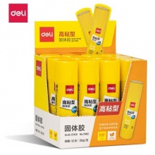 得力(deli)20g高粘度PVP固体胶水 快干耐用胶棒12支装 7092