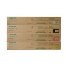 东芝（TOSHIBA）T-FC425C原装墨粉盒2020AC/2520AC/2525AC/3025AC碳粉耗材 高容套装4支（红+青+黄+黑）
