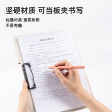 得力(deli)5只装A4横式折页板夹 混色PE109-J5