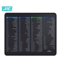 JRC 小号快捷键大全鼠标垫 黑色330*270*3mm