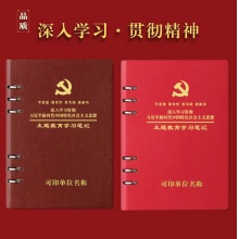 泰视 2024新款主题教育学习笔记 A5活页款 可定做