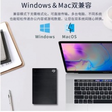 希捷(Seagate)移动硬盘5TB 加密USB3.0铭系列 2.5英寸金属外观兼容Mac银色STKZ5000401