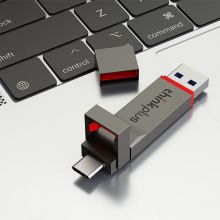 联想(thinkplus)256GB双接口金属U盘TU280Pro系列 读速高达1000MB/S