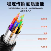 山泽（SAMZHE）高清VGA线 双磁环蓝头vga3+6 公对公 黑色 1.5米 VM-2015