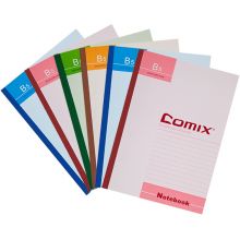 齐心（COMIX）B5/60张软抄本 记事本 6本装 C4510