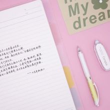 国誉 淡彩曲奇B5活页本Campus笔记本子活页纸替换芯精美5色索引分隔页 40张 黄色 WSG-RUCP11NY