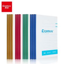 齐心(Comix) 12本/A5/80页无线装订软抄本 笔记本 混色装 C4503
