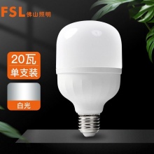 佛山照明 led灯泡 20W E27柱形 6500K