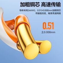 山泽 超五类屏蔽网线【商用/工程版】CAT5e类 无氧铜0.51  抗干扰透明蓝305米 FTP-305