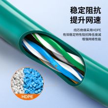 秋叶原超五类网线双屏蔽 抗扰降衰 纯铜线芯 100米 QS2613XT100