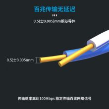 海康威视超五类网线工程级无氧铜箱线CAT5e0.5铜径非屏蔽100米/箱1LN5E-S/E