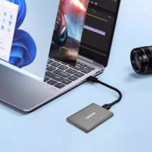 联想1TB 移动固态硬盘(PSSD)Type-c USB3.1接口 手机直连 ZX7系列 灰色