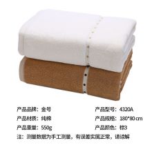 金号 4320A纯棉洗澡浴巾 柔软吸水 180*80cm 550g 单条装