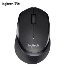 罗技（Logitech）B330 无线鼠标 usb光电鼠标 商务办公家用舒适鼠标2.4G接收器 B330无线