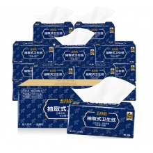 五月花 抽纸 4层90抽*18包厕所卫生间专用软包纸巾