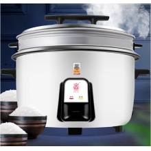 三角牌（Triangle）大容量食堂商用大电饭煲 10升+蒸笼 10-18人用 LX100-155C