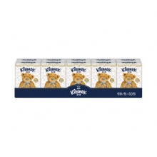 舒洁（Kleenex）经典小熊印花手帕纸3层9张/包*10包装