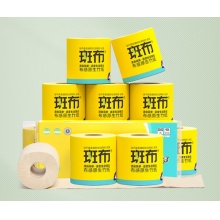 斑布有芯卷纸 4层200克*10卷 原生竹浆 卷纸